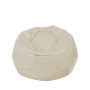 Fotoliu puf Mondo Ball - imitatie piele - crem Fotoliu puf Mondo Ball - imitatie piele - crem