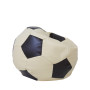 Fotoliu puf Mondo Ball - imitatie piele - crem/wenge Fotoliu puf Mondo Ball - imitatie piele - crem/wenge