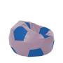 Fotoliu puf Mondo Ball - imitatie piele - mov/albastru Fotoliu puf Mondo Ball - imitatie piele - mov/albastru