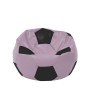 Fotoliu puf Mondo Ball - imitatie piele - mov/negru Fotoliu puf Mondo Ball - imitatie piele - mov/negru