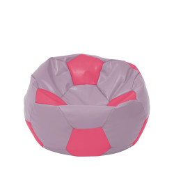Fotoliu puf Mondo Ball - imitatie piele - mov/roz Fotoliu puf Mondo Ball - imitatie piele - mov/roz