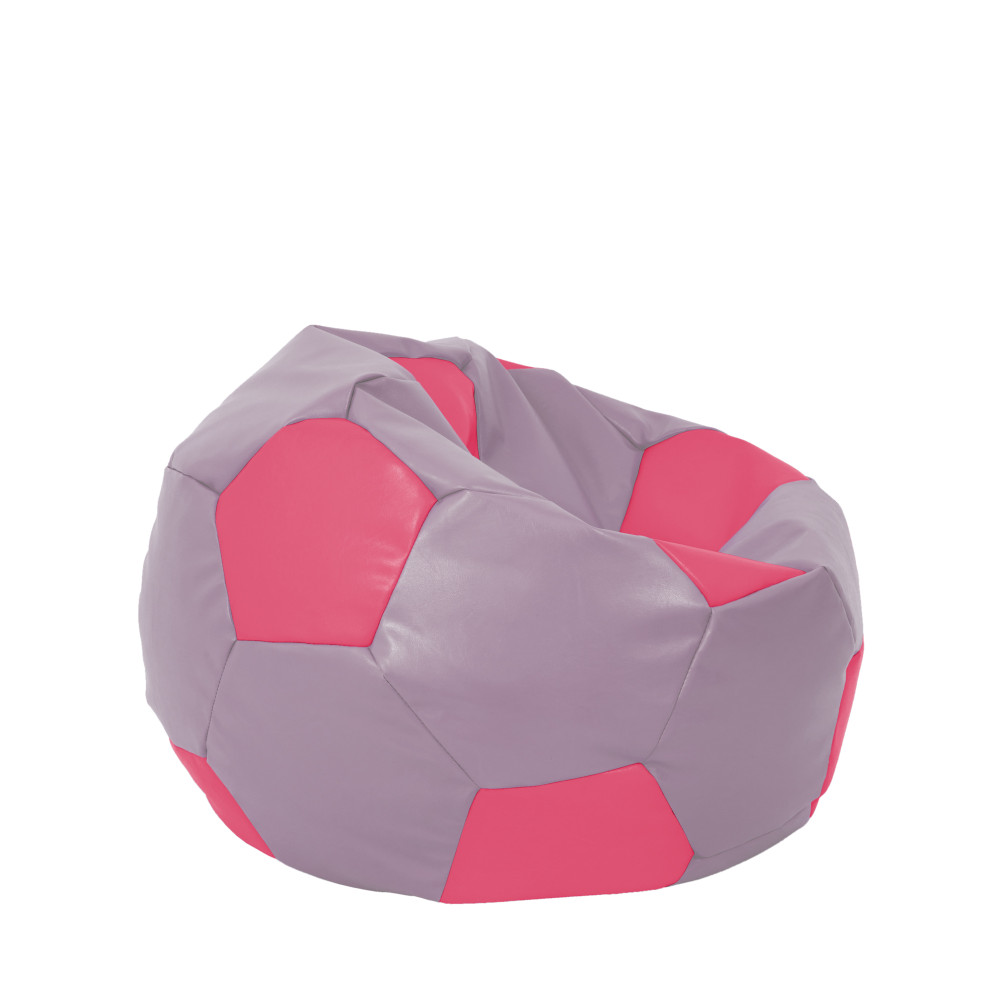 Fotoliu puf Mondo Ball - imitatie piele - mov/roz Fotoliu puf Mondo Ball - imitatie piele - mov/roz