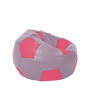 Fotoliu puf Mondo Ball - imitatie piele - mov/roz Fotoliu puf Mondo Ball - imitatie piele - mov/roz