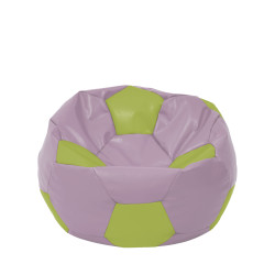 Fotoliu puf Mondo Ball - imitatie piele - mov/verde Fotoliu puf Mondo Ball - imitatie piele - mov/verde