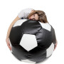 Fotoliu puf Mondo Ball - imitatie piele - negru/alb Fotoliu puf Mondo Ball - imitatie piele - negru/alb