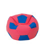 Fotoliu puf Mondo Ball - imitatie piele - roz/albastru Fotoliu puf Mondo Ball - imitatie piele - roz/albastru