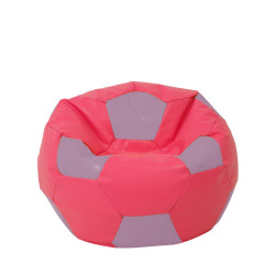 Fotoliu puf Mondo Ball - imitatie piele - roz/mov Fotoliu puf Mondo Ball - imitatie piele - roz/mov