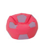 Fotoliu puf Mondo Ball - imitatie piele - roz/mov Fotoliu puf Mondo Ball - imitatie piele - roz/mov