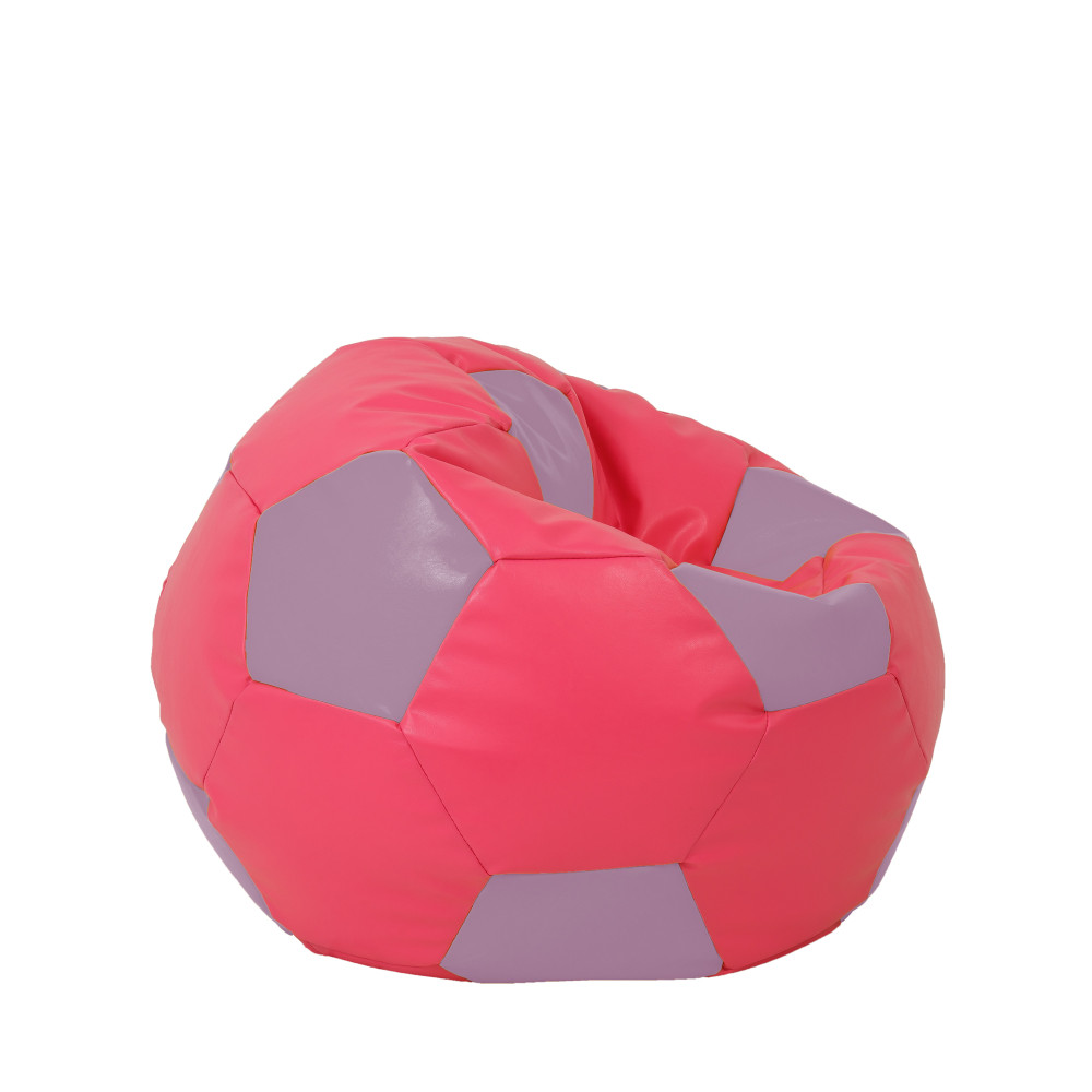 Fotoliu puf Mondo Ball - imitatie piele - roz/mov Fotoliu puf Mondo Ball - imitatie piele - roz/mov
