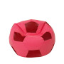 Fotoliu puf Mondo Ball - imitatie piele - roz/rosu Fotoliu puf Mondo Ball - imitatie piele - roz/rosu