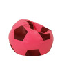 Fotoliu puf Mondo Ball - imitatie piele - roz/bordo Fotoliu puf Mondo Ball - imitatie piele - roz/bordo