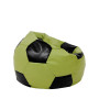 Fotoliu puf Mondo Ball - imitatie piele - verde/negru Fotoliu puf Mondo Ball - imitatie piele - verde/negru
