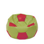 Fotoliu puf Mondo Ball - imitatie piele - verde/rosu Fotoliu puf Mondo Ball - imitatie piele - verde/rosu