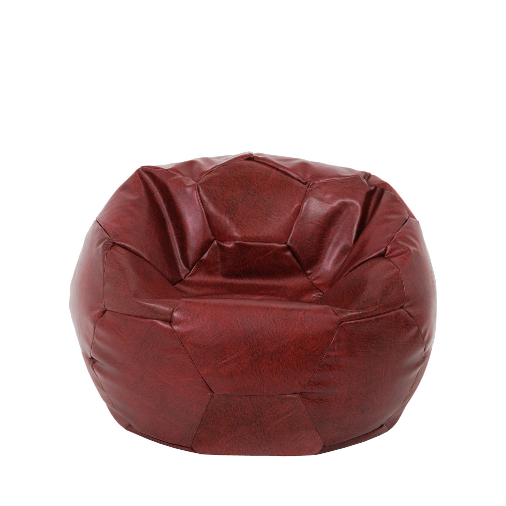 Fotoliu puf Mondo Ball - imitatie piele - bordo Fotoliu puf Mondo Ball - imitatie piele - bordo