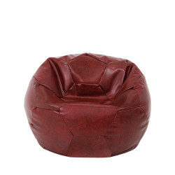 Fotoliu puf Mondo Ball - imitatie piele - bordo Fotoliu puf Mondo Ball - imitatie piele - bordo