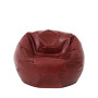 Fotoliu puf Mondo Ball - imitatie piele - bordo Fotoliu puf Mondo Ball - imitatie piele - bordo
