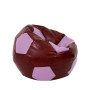 Fotoliu puf Mondo Ball - imitatie piele - bordo/mov Fotoliu puf Mondo Ball - imitatie piele - bordo/mov