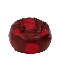 Fotoliu puf Mondo Ball - imitatie piele - bordo/rosu Fotoliu puf Mondo Ball - imitatie piele - bordo/rosu
