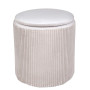 Taburet Nadia - stofa L06 - crem Taburet Nadia - stofa L06 - crem