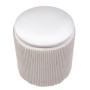 Taburet Nadia - stofa L06 - crem Taburet Nadia - stofa L06 - crem