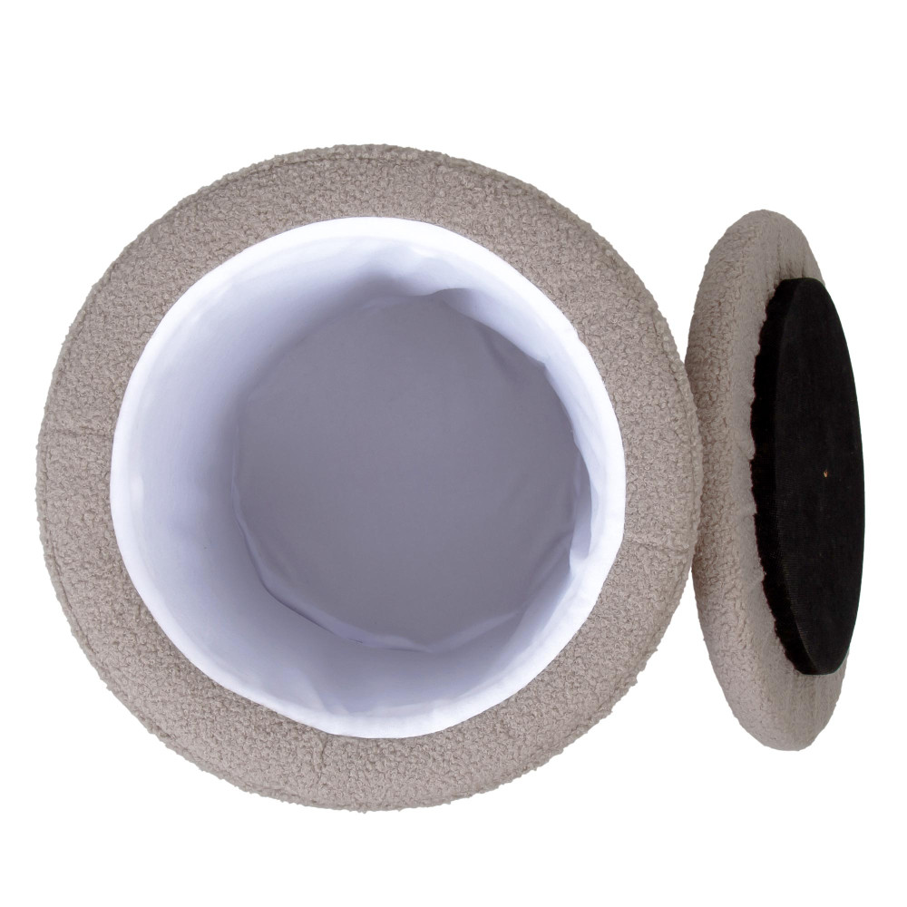 Taburet Nadia - stofa T05 - crem Taburet Nadia - stofa T05 - crem