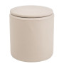 Taburet Nadia - imitatie piele POLY - crem Taburet Nadia - imitatie piele POLY - crem
