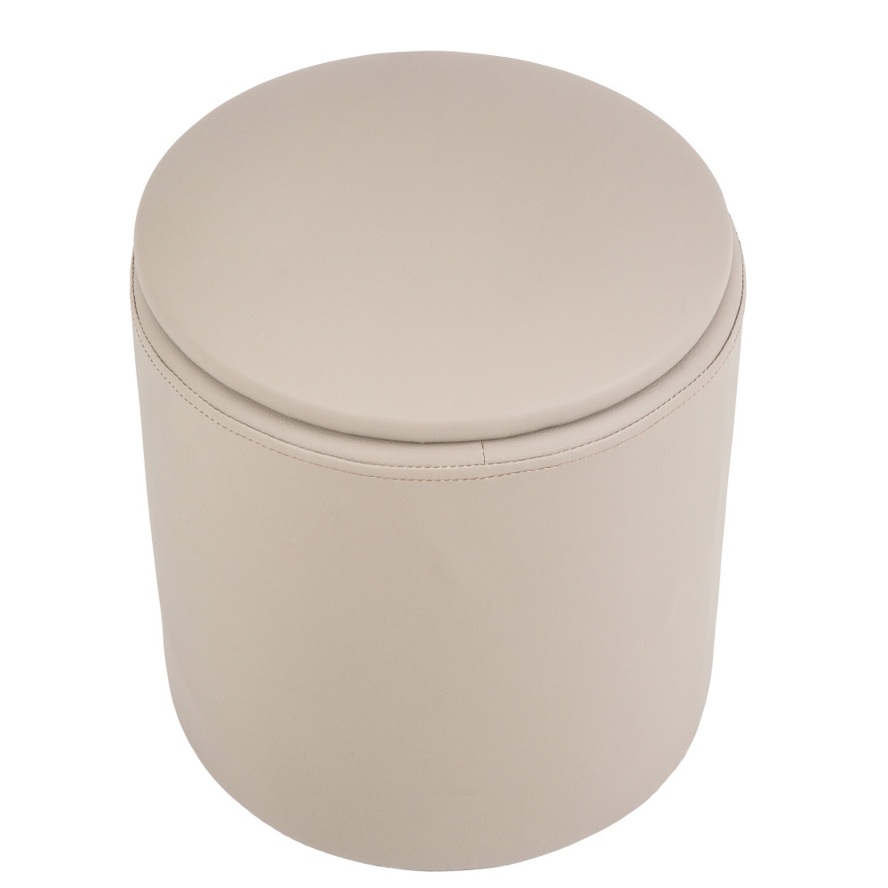 Taburet Nadia - imitatie piele POLY - crem Taburet Nadia - imitatie piele POLY - crem