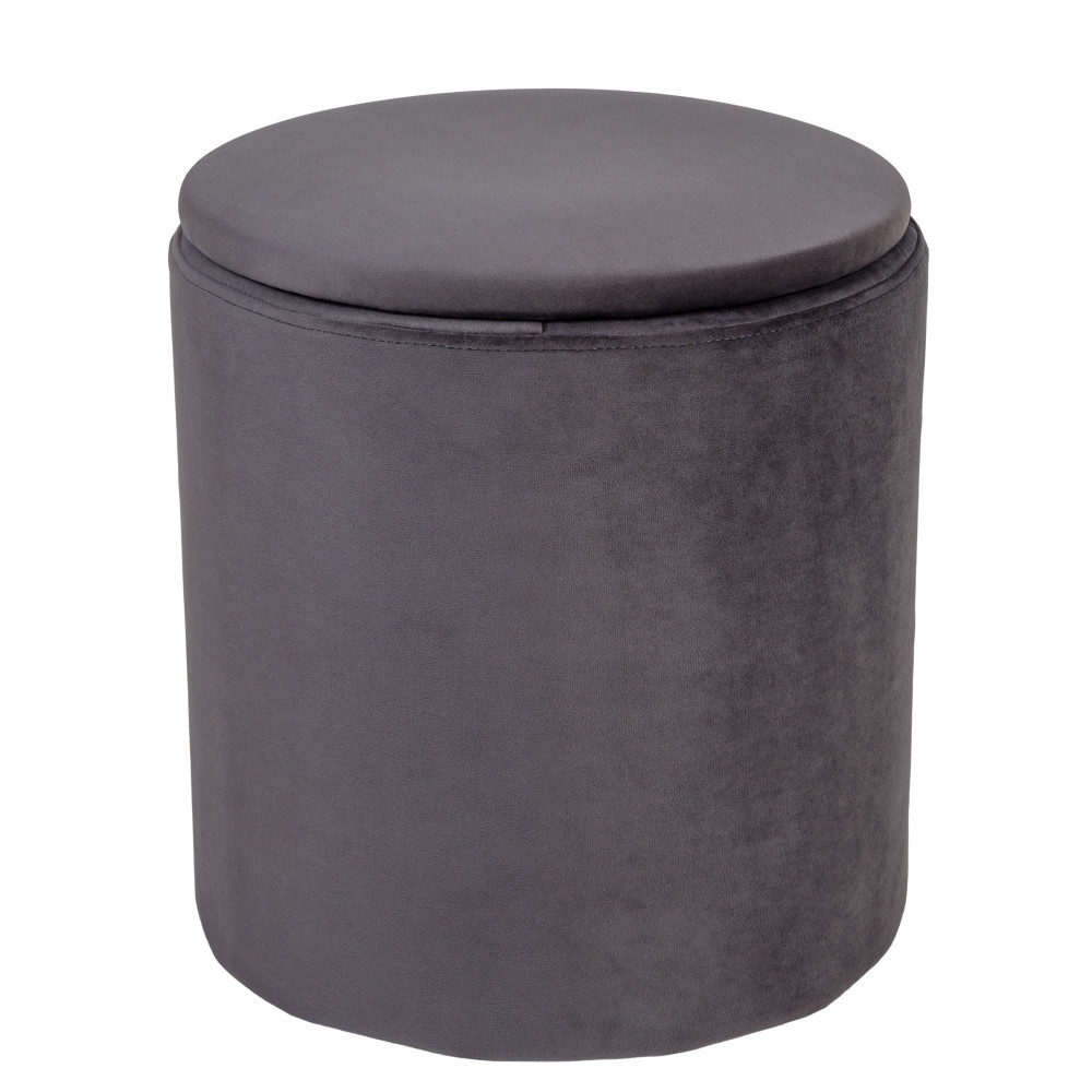 Taburet Nadia - stofa H30 - gri Taburet Nadia - stofa H30 - gri