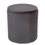 Taburet Nadia - stofa H30 - gri Taburet Nadia - stofa H30 - gri