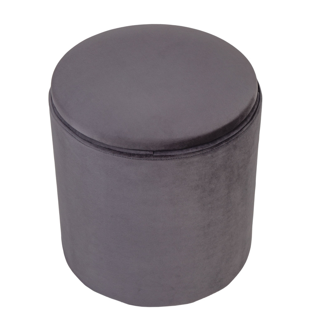 Taburet Nadia - stofa H30 - gri Taburet Nadia - stofa H30 - gri