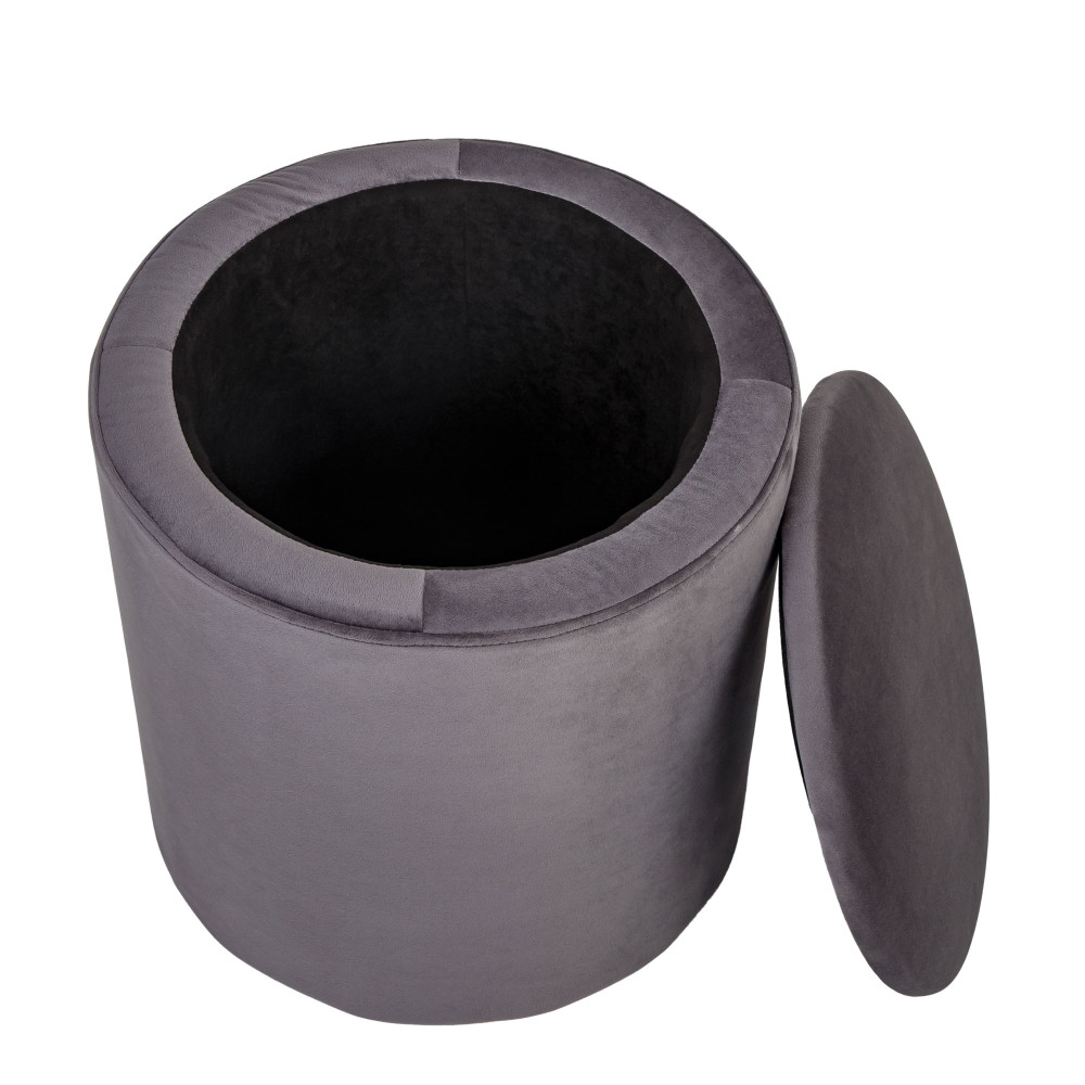 Taburet Nadia - stofa H30 - gri Taburet Nadia - stofa H30 - gri