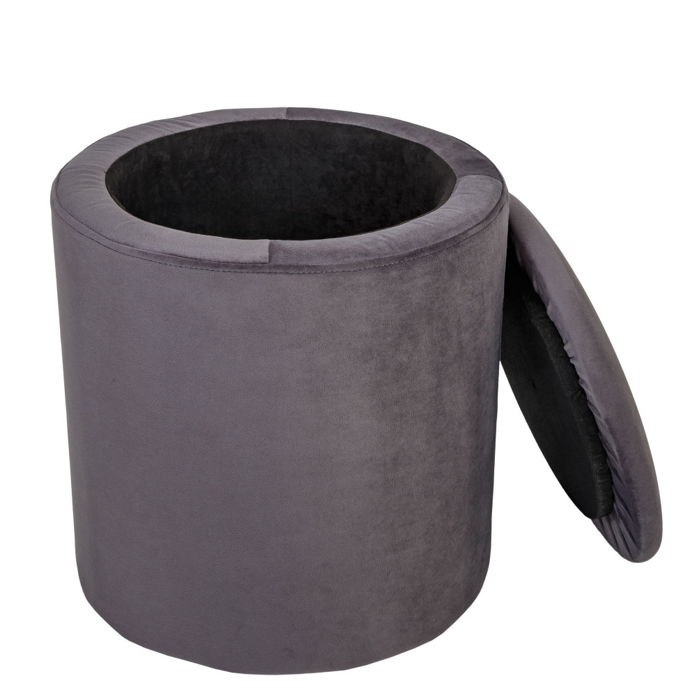 Taburet Nadia - stofa H30 - gri Taburet Nadia - stofa H30 - gri
