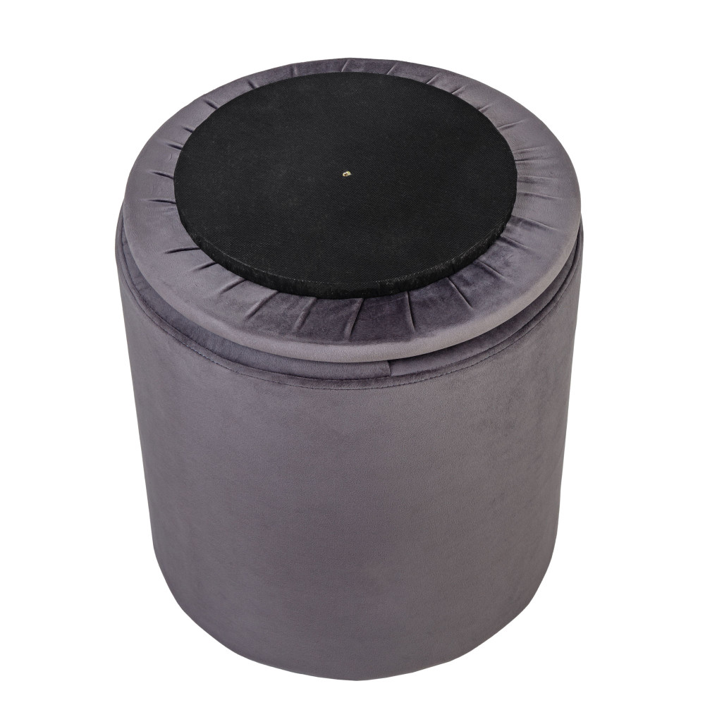 Taburet Nadia - stofa H30 - gri Taburet Nadia - stofa H30 - gri
