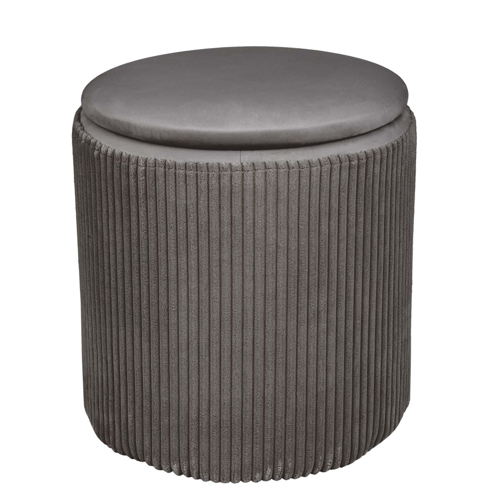 Taburet Nadia - stofa L49 - gri Taburet Nadia - stofa L49 - gri