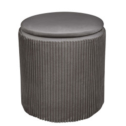 Taburet Nadia - stofa L49 - gri Taburet Nadia - stofa L49 - gri