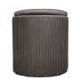 Taburet Nadia - stofa L49 - gri Taburet Nadia - stofa L49 - gri