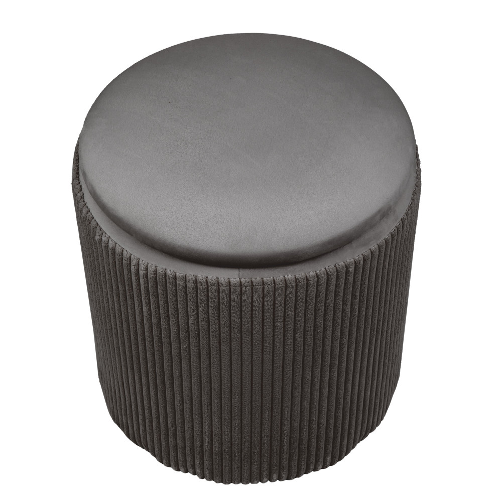 Taburet Nadia - stofa L49 - gri Taburet Nadia - stofa L49 - gri