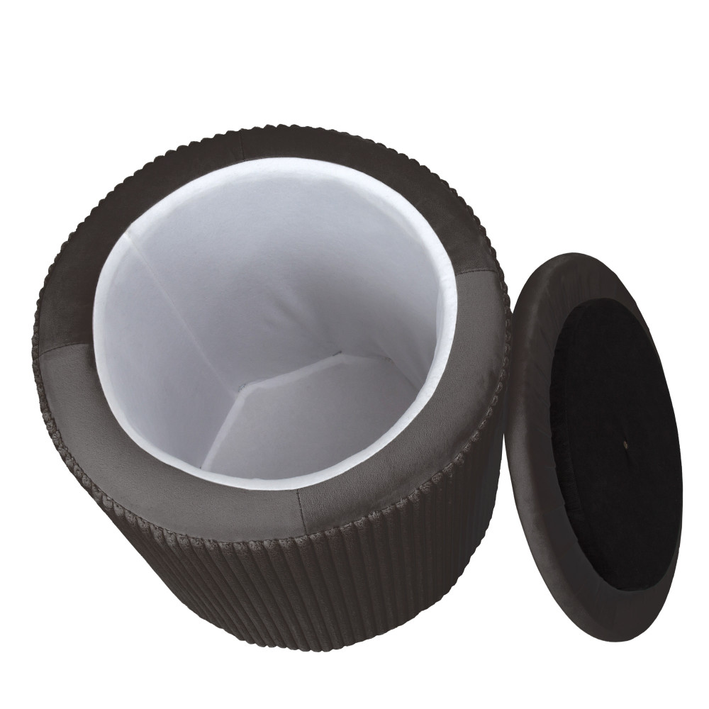 Taburet Nadia - stofa L49 - gri Taburet Nadia - stofa L49 - gri
