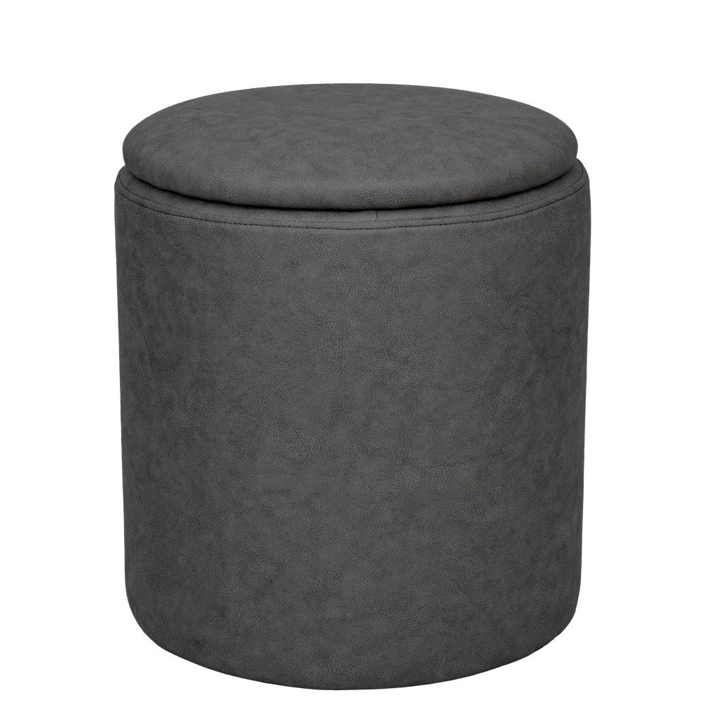 Taburet Nadia - stofa M611 - gri Taburet Nadia - stofa M611 - gri