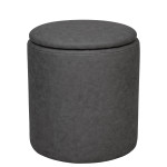 Taburet Nadia - stofa M611 - gri