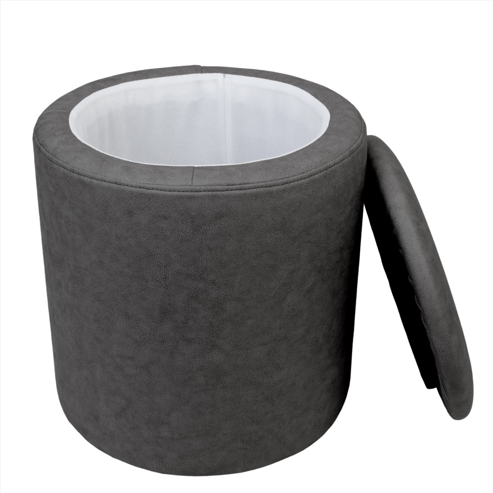 Taburet Nadia - stofa M611 - gri Taburet Nadia - stofa M611 - gri