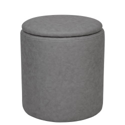 Taburet Nadia - stofa M609 - gri deschis Taburet Nadia - stofa M609 - gri deschis
