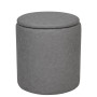 Taburet Nadia - stofa M609 - gri deschis Taburet Nadia - stofa M609 - gri deschis