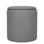Taburet Nadia - stofa M609 - gri deschis Taburet Nadia - stofa M609 - gri deschis