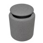 Taburet Nadia - stofa M609 - gri deschis Taburet Nadia - stofa M609 - gri deschis