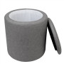 Taburet Nadia - stofa M609 - gri deschis Taburet Nadia - stofa M609 - gri deschis