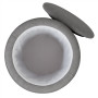 Taburet Nadia - stofa M609 - gri deschis Taburet Nadia - stofa M609 - gri deschis