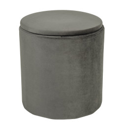 Taburet Nadia - stofa H49 - gri petrol