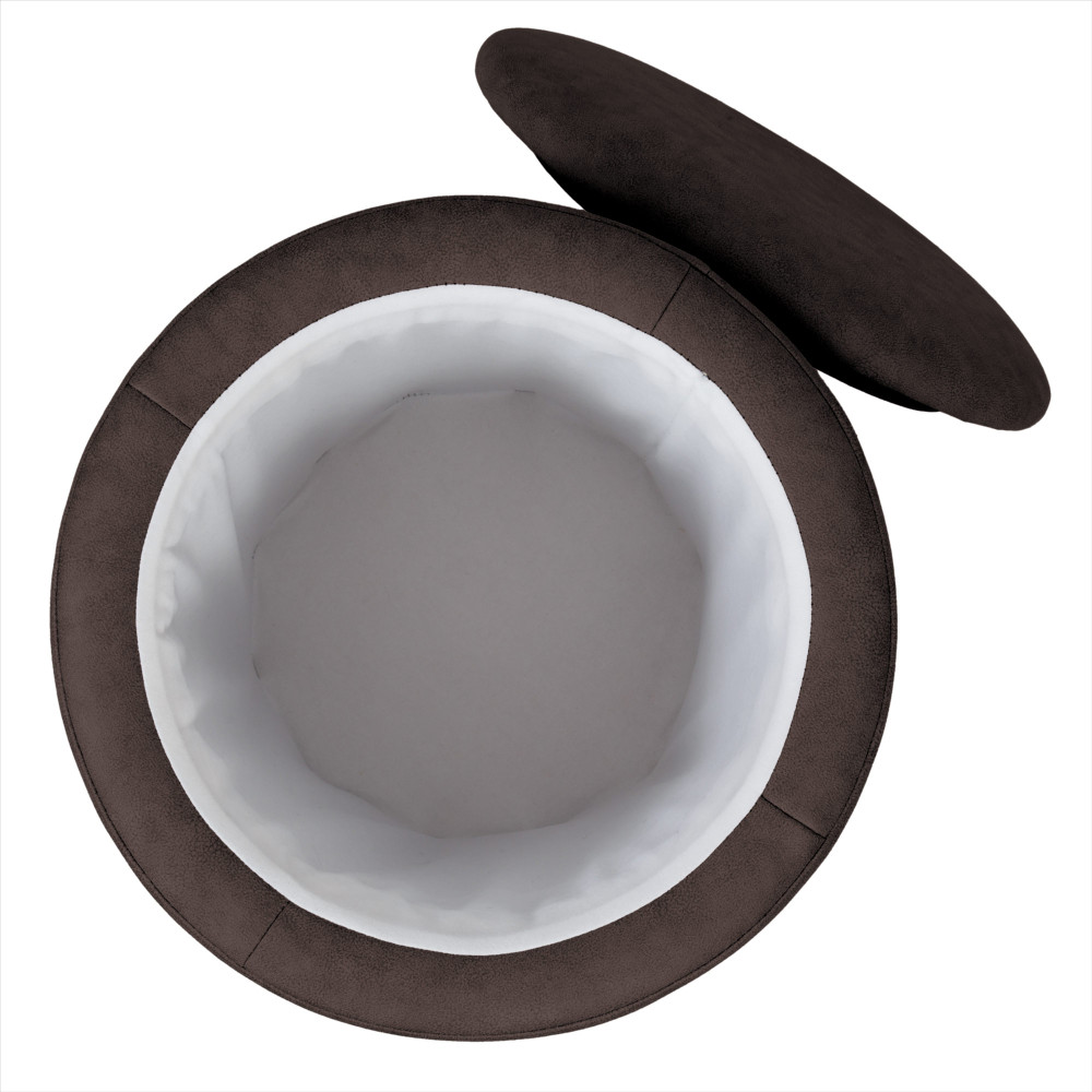 Taburet Nadia - stofa M612 - maro Taburet Nadia - stofa M612 - maro