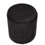 Taburet Nadia - stofa K06 - negru Taburet Nadia - stofa K06 - negru